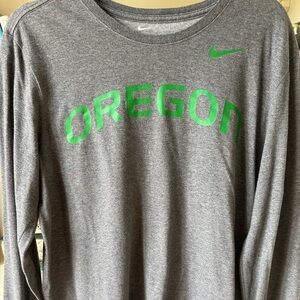 Nike Dri Fit long sleeved Oregon Tee